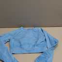 SUUKSESS Women 2 Piece Lounge Sets Going Out Y2K Foldover Pants Matching Pajamas (Large, Light Blue)