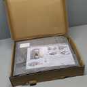 4Pack Sheet Organizers for Linen Closet - King/Queen Size Bedding Storage Boxes with Clear Window, Foldable & Dustproof Linen Organizer for Blankets & Sheet Sets,Grey