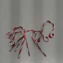 Loncaster Christmas Stocking Holders for Mantle Set of 6, Adjustable Candy Cane Stocking Holder for Mantle, Non-Slip Lightweight Xmas Hangers for Christmas Decorations(Red & White)