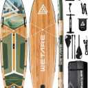 11'6"x35" Inflatable Paddle Board, 450lbs Extra Wide Stand Up Sup Board for Adults, Blow Up Paddleboard Kayak Non-Slip Stable Deck Boat for Yoga Fishing Surf