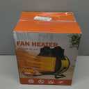 Outdoor Heaters for Patio, Outdoor Heater with Overheat Protection, 3S Fast Heating Portable 1500W Electric Garage Heater, Portable Patio Heaters for Space, Greenhouse (Yellow)