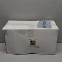 bUCLA 200PCS Blue Plastic Plates - Navy Blue Disposable with Gold Rim Include 100 Each (10 inch Dinner & 7 inch Dessert) Plates, Ideal for Party, Gathering and Hanukkah