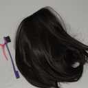 GORGIUS Black Bob Lace Front Wig Glueless Straight Short Wigs Upgrade with Human-Hair-Like Synthetic Hair Pre Cut Pre Plucked Side Part Hairline 12 Inch