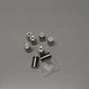 Pelopy 8 Pcs Sign Standoff Screws Advertising Screws Stainless Steel Wall Standoff Mounts Glass Acrylic Nail (1 x 1-5/8 Inch)