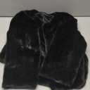Fur Jacket Black Color, L
