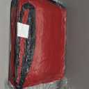 MUXHOMO 7 Pieces Queen Comforter Set, Reversible Bed in a Bag Queen Size, All Season Bedding Set with Comforter, Flat Sheet, Fitted Sheet, Pillowcases & Shams, Red & Black (Queen (88"x88"))