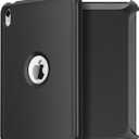 AICase for iPad (A16) 11th Generation 11 Inch 2025/iPad 10th Generation Case 2022 iPad 10.9 Inch Case Heavy Duty Shockproof Triple Layer Defense with Built-in Screen Protector Full-Body Rugged Cover_1 (Black+Belt Clip)