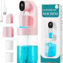 Automatic Mouthwash Dispenser for Bathroom, 21.12 oz Touchless Smart Mouth Wash Dispensers Bathroom Accessories Set with 4 Magnetic Cups, 4 Modes Wall Mounted Mouth Wash Dispenser for Home & Kids