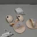 Paruu Hands Free Breast Pump P16, Wearable Breast Pump Electirc Portable with 4 Modes & 12 Levels, Max 309mmHg Strong Suction 19/21/24mm Flange Inserts Wearable Breastfeeding Pump, 2 PackNude