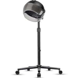 Professional Hooded Hair Dryer, Standing Hair Dryers Hooded with Time Setting, Touch Controls and 3 Temperature Settings, Sit Under Hair Dryer, Height Adjustable for Salon and Home Use