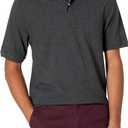 Amazon Essentials Men's Regular-Fit Short Sleeve Cotton Pique Polo Shirt (Available in Big & Tall)