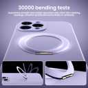 MCFANCE Magnetic Stand Case for iPhone 13 Pro | Compatible with MagSafe, Shockproof, Anti-Scratch Lining | Slim Fit (6.1" 2021) Lightpurple