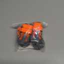 XSY&G Dog Boots,Waterproof Dog Shoes,Dog Booties with Reflective Strips Rugged Anti-Slip Sole and Skid-Proof,Outdoor Dog Shoes for Small Medium  Dogs 4Pcs Orange-Size 1