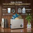 HumminGuru Ultrasonic Vinyl Record Cleaner- 40kHz Ultrasonic Vinyl Record Cleaning Machine with Auto Drying, Vinyl Cleaner Kit with Filters, (Sliver, 7/10/12 Inch)