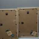 12x18 Poster Frame, Natural Wood, Glass, 2 Pack, Wall Mounting