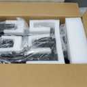 Veken 47.2" Standing Desk, Adjustable Height Office Desk with Wood Desktop, Computer Table for Home Work, Study and Gaming, Small Spaces, Modern Furniture, Black