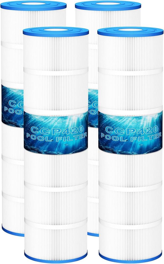 Pool Filter Cartridges Replaces CCP 420, R173576, 4Pack