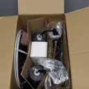 Vintage Table Lamp for Living Room Bedroom, 18.5" Farmhouse Bedside Lamps Nightstand Lamp Set of 2, Table Lamps with Oatmeal Linen Lamp Shades, 2 LED Bulbs Included, Black