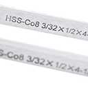 LLDSIMEX Set of 2 8% Cobalt 3/32" x 1/2" x 4-1/2" for Lathe Parting Cut Off Blade Parallel Type