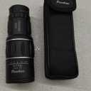 16X52 Monocular Telescope High Powered for Adults, 2023 Power Prism Compact Monoculars for Adults,HD Monocular Scope for Gifts, Outdoor Activity,Bird Watching,Hiking,Concert,Travelling (Black)