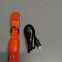 BSEEN LED Dog Collar- Lighted Dog Collar- Glow in The Dark Dog Collars- Puppy Collar Reflective with Adjustable Nylon Webbing- High Visibility for Dog Light Collar Keep Dog Visible and Safe (Orange)