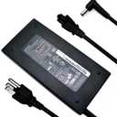 19.5V 9.23A 180W Laptop Charger for Msi A15-180P1A, for Sager NP7876 NP7856-N NP7856-S NP8956 NP8957 Notebook AC Adapter 5.5x2.5mm with Power Cord