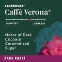Starbucks Ground Coffee, Dark Roast Hot or Iced Coffee, Caff Verona, 18 oz (EXP 08/25/26)