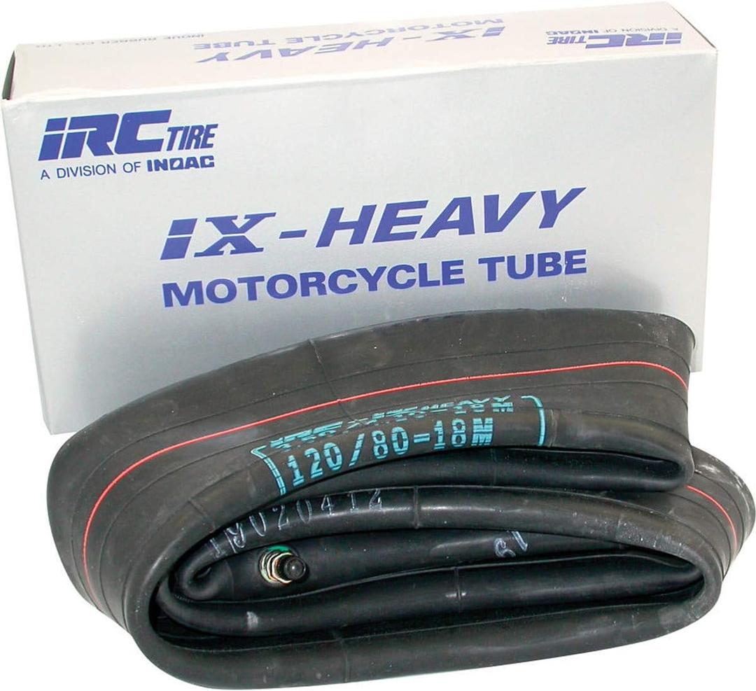 IRC Heavy Duty Motorcycle Tube (2.75/3.00-12M, 80/100-12M) Schrader Straight