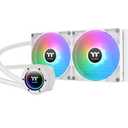 Thermaltake TH280 V2 ARGB Sync/AlO Liquid Cooler/Fan 140mm*2/PWM 500~1800 RPM/Mirror Waterblock/MB ARGB Sync Control/White, CL-W377-PL14SW-A