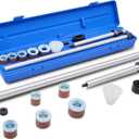 Orion Motor Tech Cam Bearing Removal and Installation Tool Set | Complete Camshaft Bearing Tool Kit with 1-1/8 to 2-2/3 Inch Adapters, Covers Most Domestic and Import Vehicles