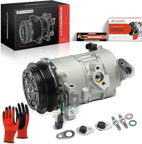 A-Premium Air Conditioner AC Compressor with Clutch Compatible with Ford Mustang 2.3L 2015-2025