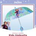 Disney Kids Umbrella, Frozen/Princess/Minnie Mouse Toddler and Little Girl Rain Wear for Ages 3-6