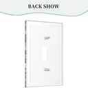 Decorative Art Light Switch Covers,1 Gang Single Duplex Outlet,Wall Plate,Switchplate Electrical Faceplate,Morris,(4PACKS)