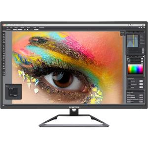 Sceptre IPS 27" 4K UHD LED Monitor DIsplayPort HDMI DVI Build-in Speakers, Frameless Machine Black 2025 (U279W-4000R series)