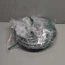 Okllen 3 Tier Serving Tray, Galvanized Metal Cupcake Stand Vintage Dessert Appetizer Stand, Rustic Home and Garden Display Stand for Country Farmhouse, Kitchen, Indoor, Outdoor Use