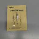 inphic Bluetooth Mouse [Upgraded: Battery Level Visible], Rechargeable Wireless Mouse Multi-Device (Tri-Mode:BT 5.0/4.0+2.4Ghz) with Silent (PM6S-Black) 