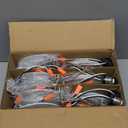 Amico 5/6 inch 5CCT LED Recessed Lighting 12 Pack, Dimmable, Damp Rated, 12.5W=100W, Can Lights with Baffle Trim, Retrofit Installation, ETL&FCC, White