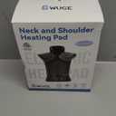 Heating Pad for Neck Shoulder and Back, Valentines Day Gifts for Her Him, Birthday Gift for Women Men Mom, Deeper Pain Relief,Large Weighted Heat Pad, FSA Eligible HSA Approved, ETL Certified, Gray (24"x33")