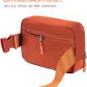 5 x Belt bag Fanny pack crossbody bags for women Everywhere belt bag (Coffee)