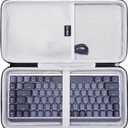 LTGEM Case Compatible with Apple Magic Keyboard with Touch ID MXCK3LL/A MK2A3LL/A MK293LL/A, Mouse and Trackpad(Inside: 11.5"x4.9"x0.8"), Case Only