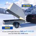 ARANA SF280M400 28 inch 400Lb/1335N Gas Struts Spring Shocks, 28 inch Lift Support for Super Heavy-Duty Sled Trailer Snowmobile Trailer Trailer Cap with 13mm Ball Sockets, Set of 2 (Super Strong)