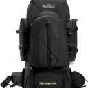 Colonel 95 Litres Rucksack + Detachable Day Pack (Black)