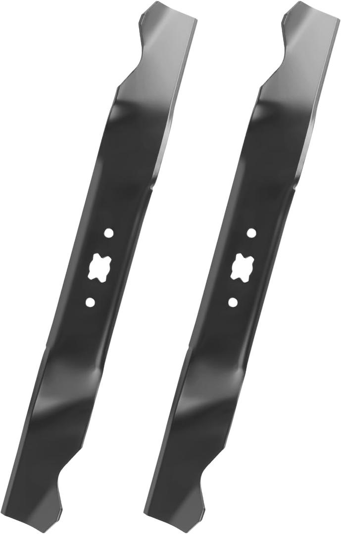 742-0739 Mower Blade Compatible with M TD Cub Cad et Tr oy Bi lt Walk Behind 19 inch Deck, Replaces 942-0739,2 Pack