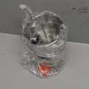 Stainless Steel Pancake Batter Dispenser with Squeeze Handle and Multi-Nozzle, for Pancakes, Cupcakes, and Baked Goods. 40 oz