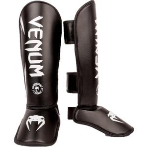 Venum Challenger Kids Shin Guards (Medium, Black/White)
