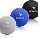 Stress Ball, Tri-Density Stress Balls for Adults & Grip Strengthening, Squeeze Balls for Hand Therapy, Squishy Stress Ball, Hand Strengthener Ball, Hand Balls for Therapy (Black, Sapphire Blue, Grey)