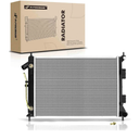A-Premium Engine Coolant Radiator Assembly with Transmission Oil Cooler Compatible with Hyundai Elantra 2012-2013, Elantra Coupe 2013-2014 & Kia Soul 2012-2013, Forte 2014, Automatic Trans.
