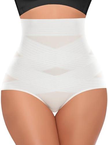 Tummy Control Shapewear Panties for Women High Waisted Body Shaper Slimming Shapewear Underwear Girdle Panty, Medium