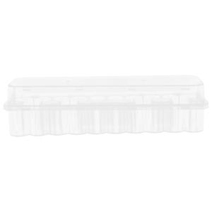 3ml Freezer Vial Storage Case: Secure Compartment Plastic Tube Holder Box for Essential Oils and Peptide Microtube Organizer with Lid for Laboratory Home Fridge, Travel Use, 24 Count