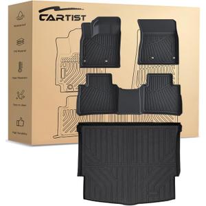 Cartist Floor Mats & Cargo Liner Custom Fit for Nissan Rogue 2021-2025 2026 (NOT for Rogue Sport) Accessories All Weather Cargo Liners Carpet Protection TPE Odorless
